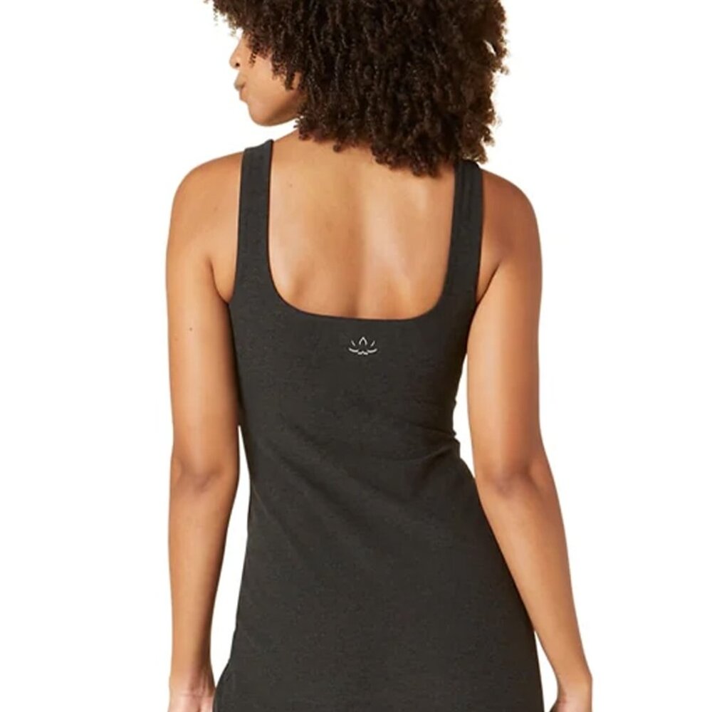 Beyond Yoga Spacedye Black Midi Dress Size XS NWOT - Picture 6 of 9